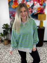 Line & Lounge Top - Green