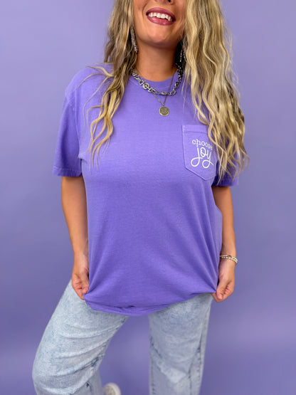 Choose Joy Pocket Tee