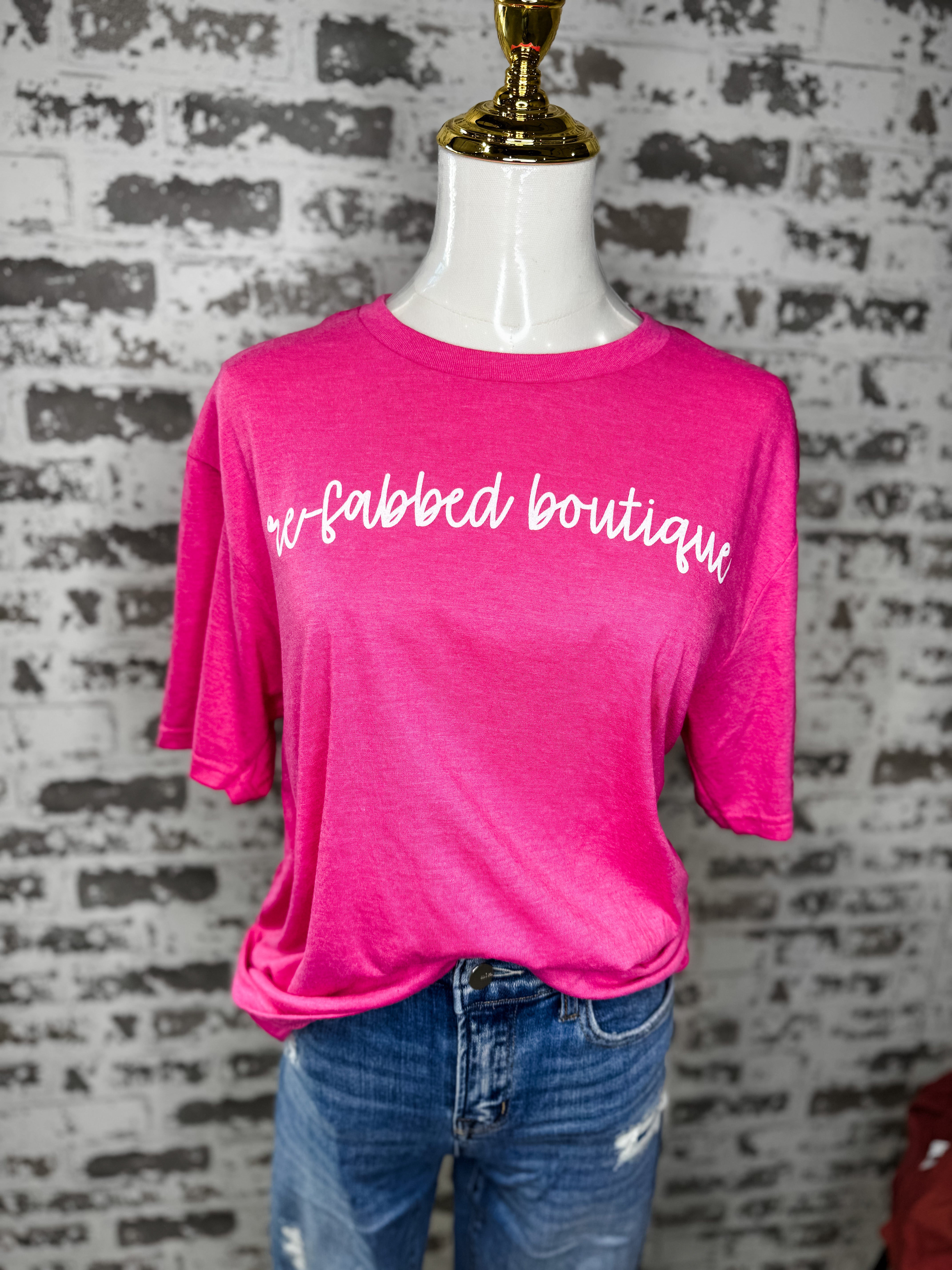 Re-Fabbed Boutique Logo Graphic Tee -DOORBUSTER