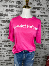Re-Fabbed Boutique Logo Graphic Tee -DOORBUSTER