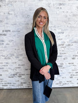 Pocket & Ease Cardigan - Black