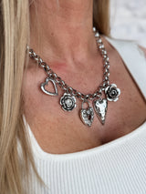 Silver Charm Necklace