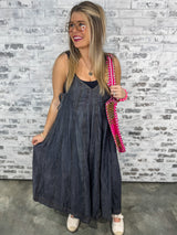 Off-Grid Denim Romper