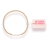 Beaded Blondes Dainty Bar Bracelet