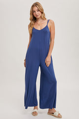 Bare Grace Crossback Jumpsuit - Denim FINAL SALE