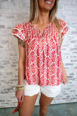 Desert Muse Flutter Top