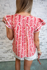 Desert Muse Flutter Top