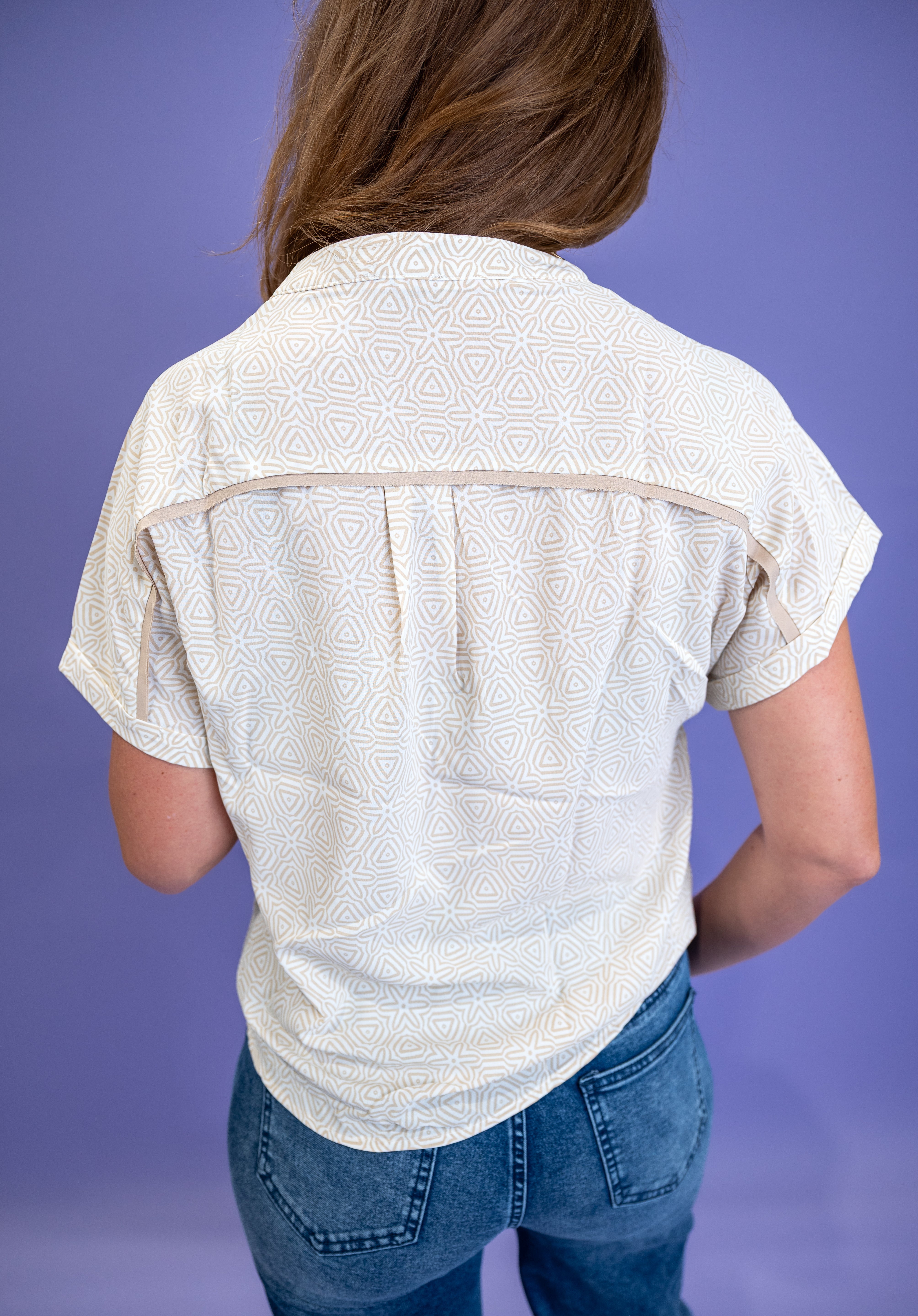 Desert Tie-Front Top - Sand