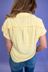 Desert Tie-Front Top - Yellow