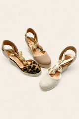 Ditch Espadrille Wedge - Beige Linen FINAL SALE