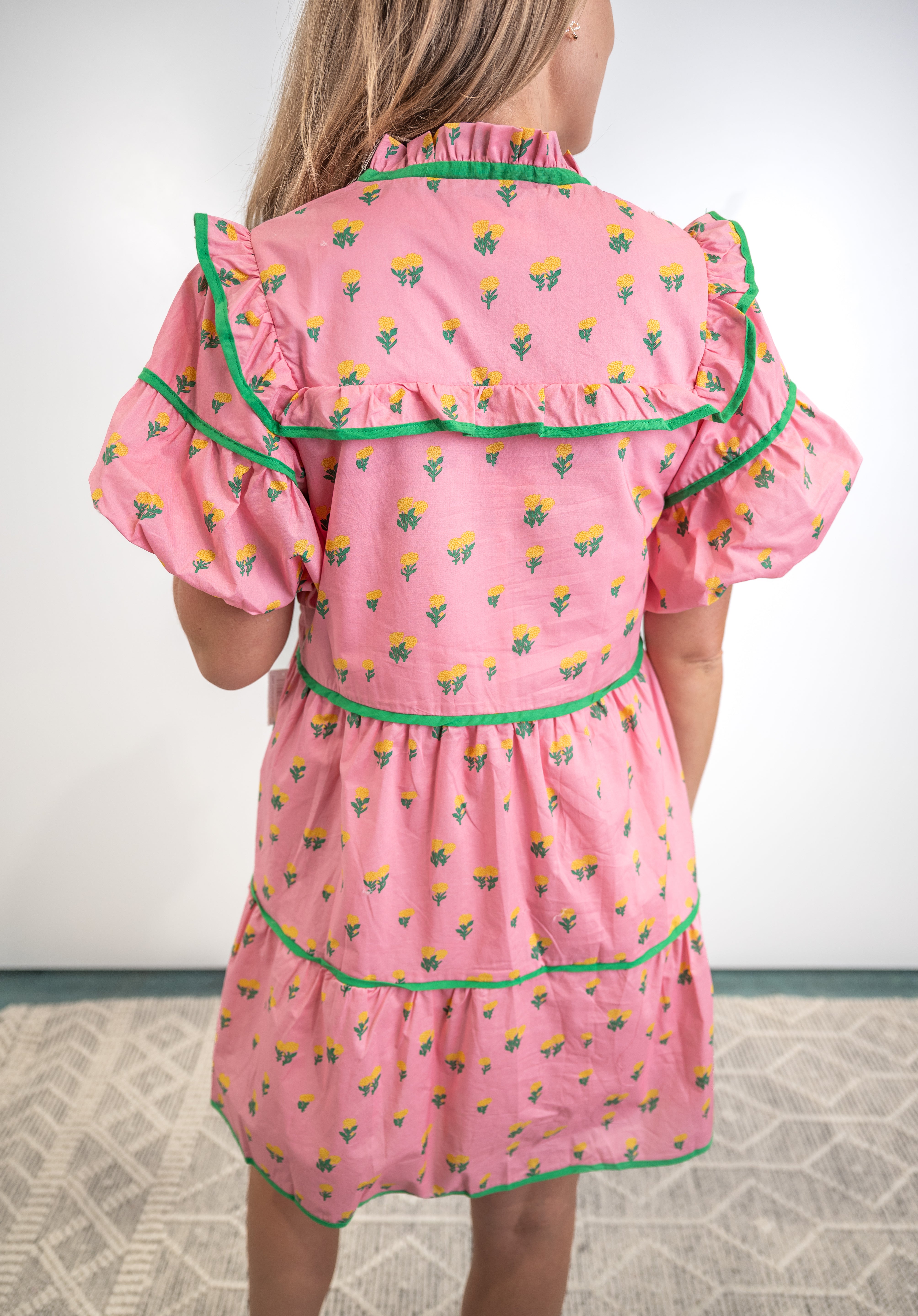 Ditsy Floral Ruffle Dress