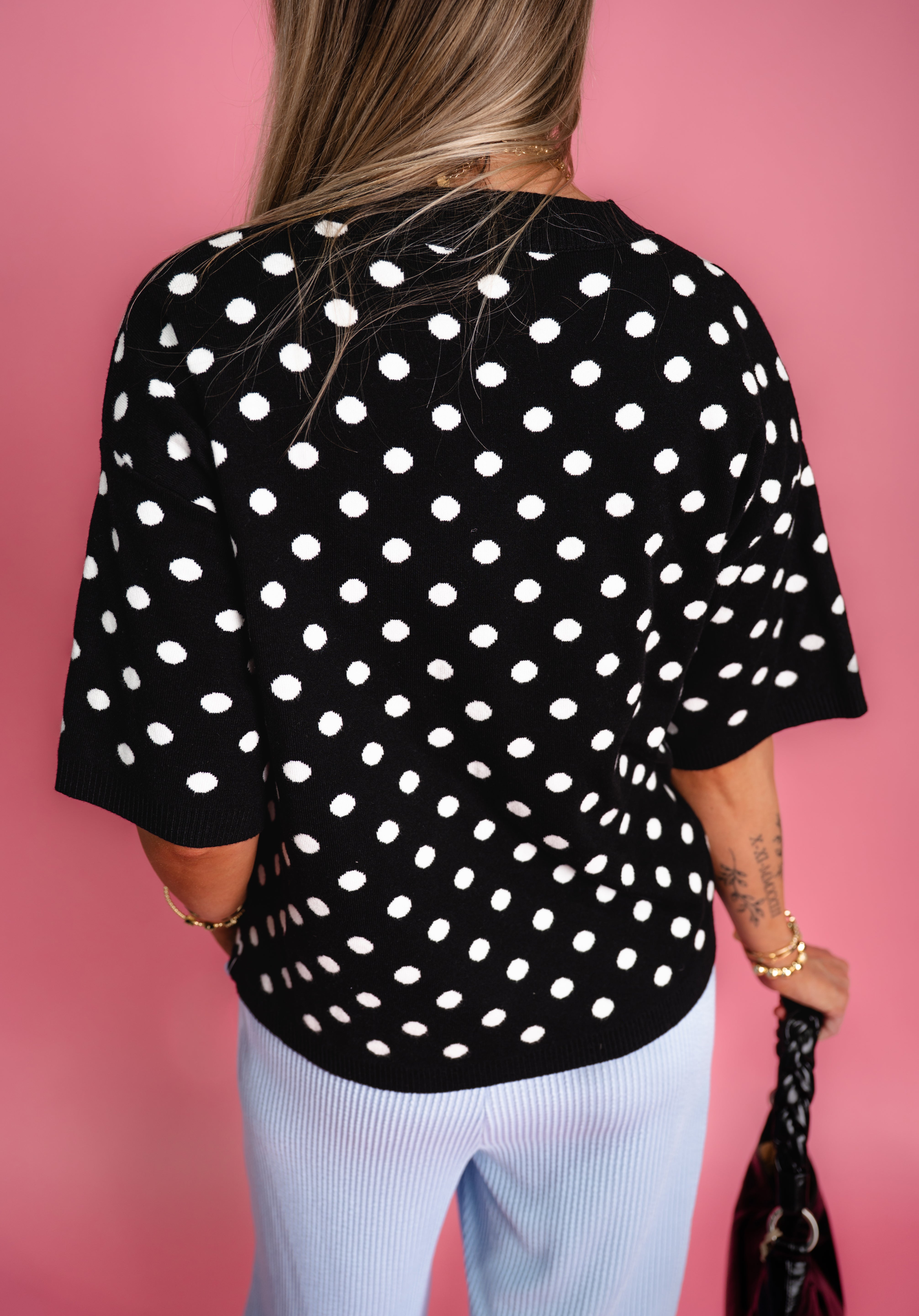 Dotty Days Sweater Top