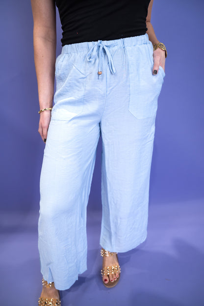 Drapeform Woven Pants - Blue *Final Sale*