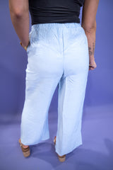 Drapeform Woven Pants - Blue