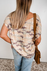 Driftwood Camo Top