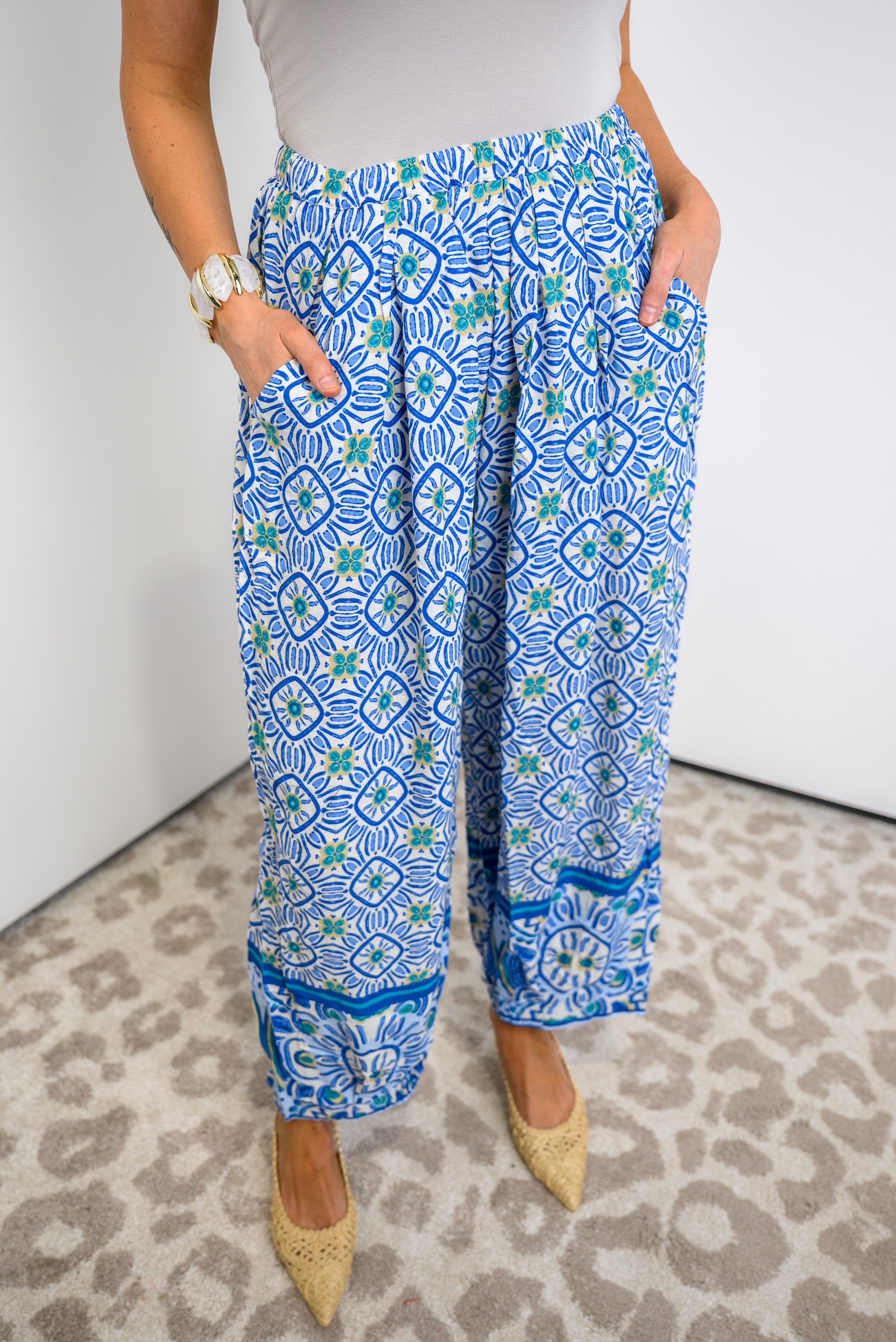 Dust & Drape Pants - Blue