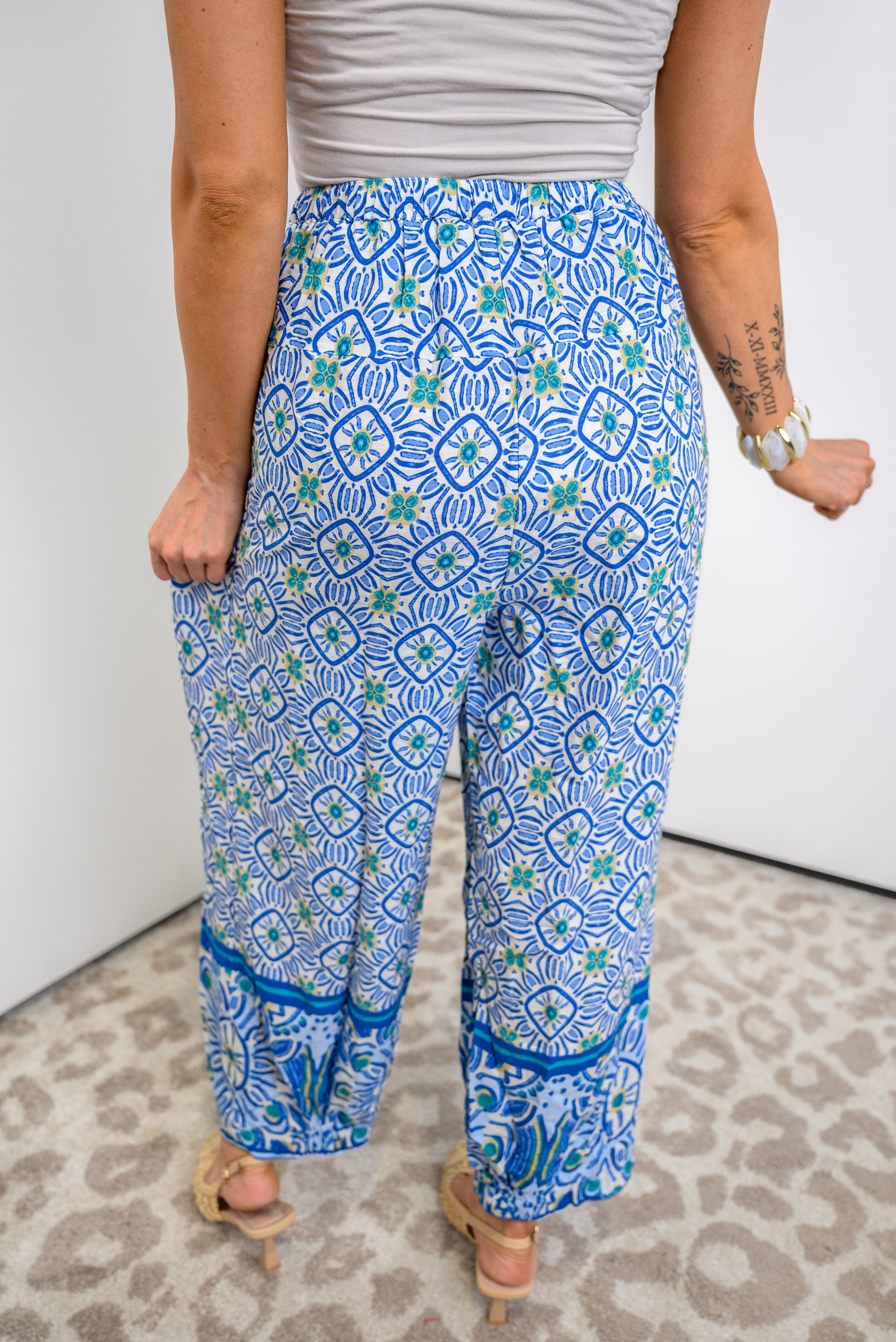Dust & Drape Pants - Blue