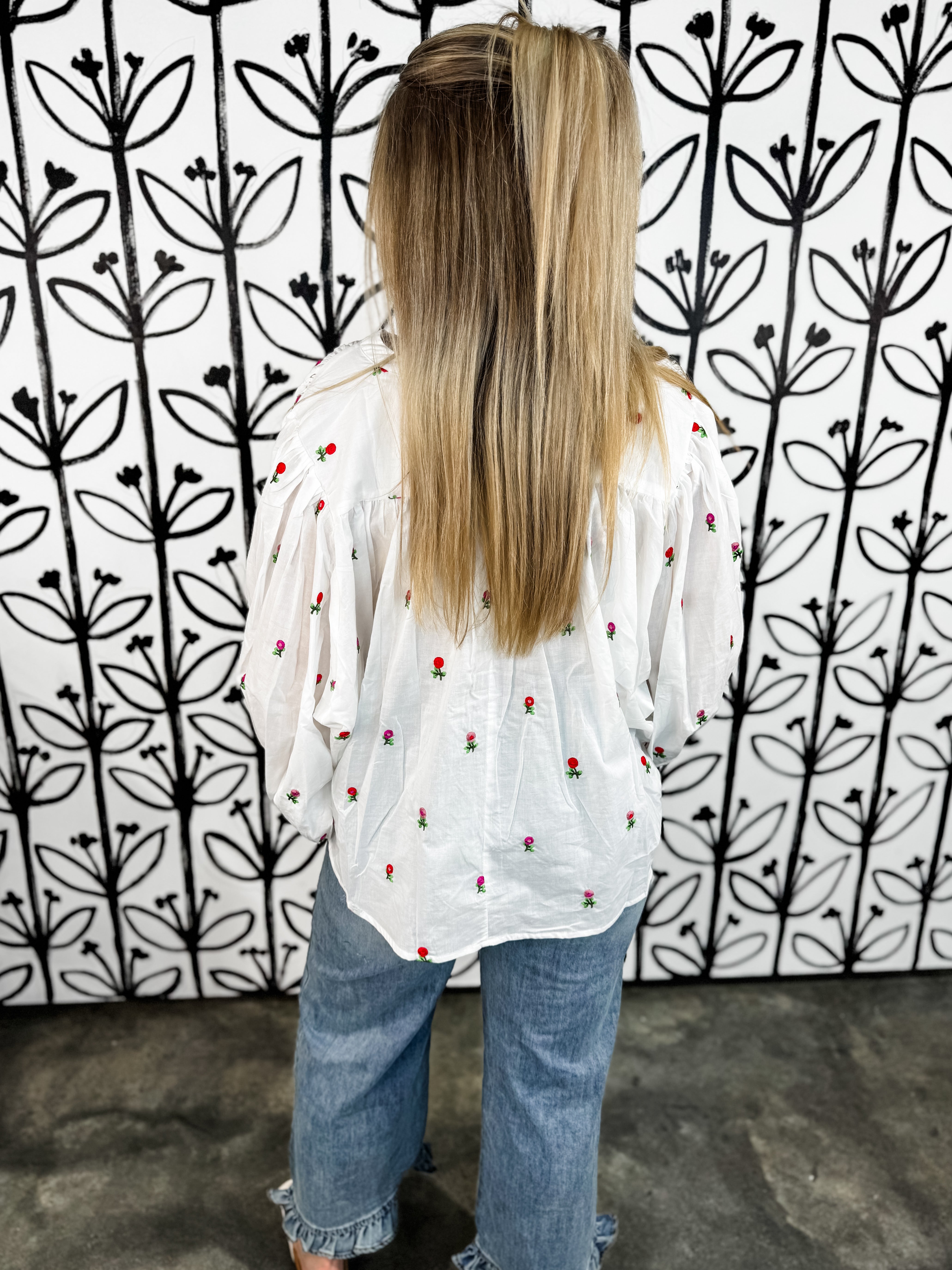 Rosewater Garden Top