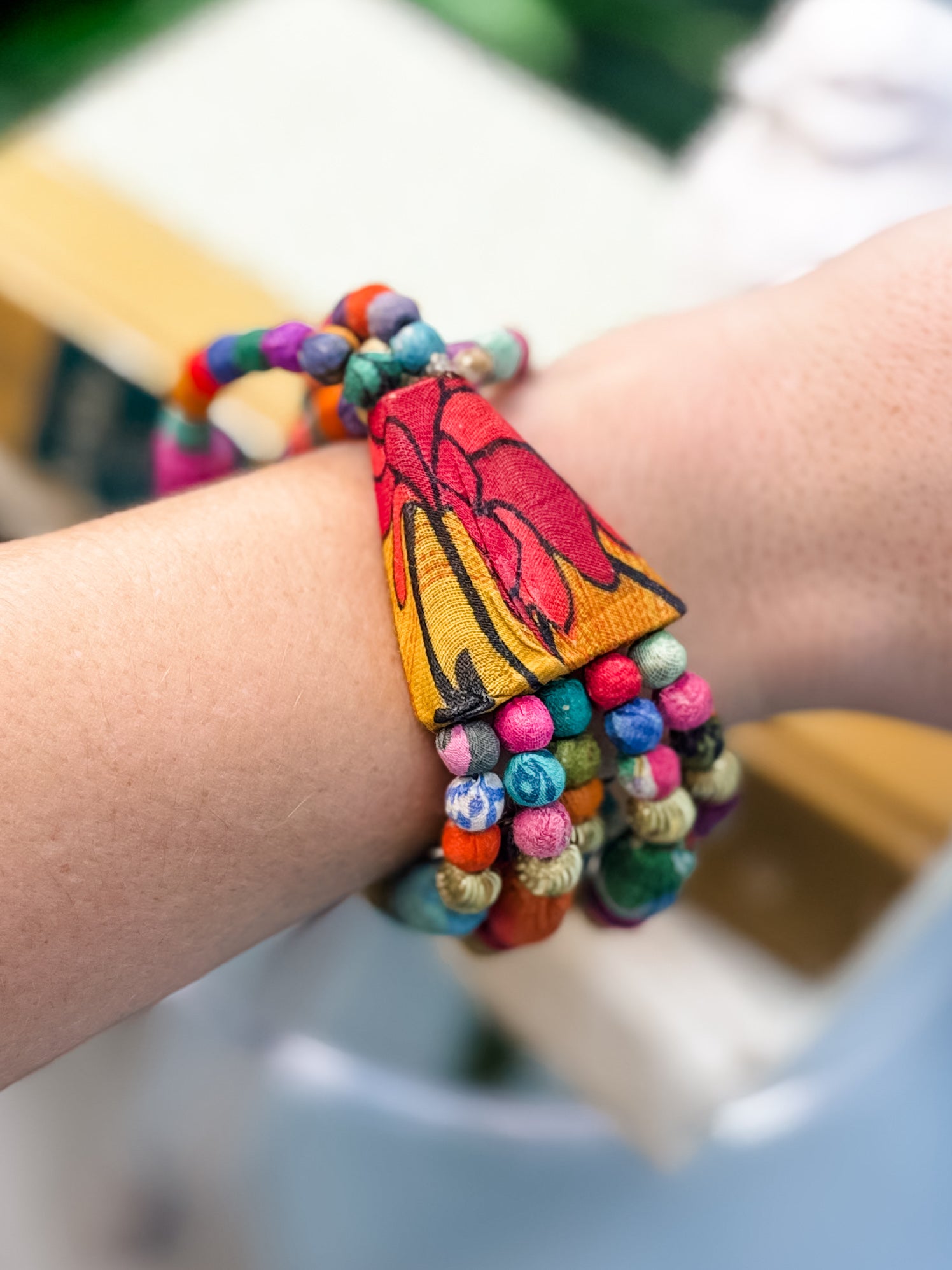 Woven Beads Bracelet Set