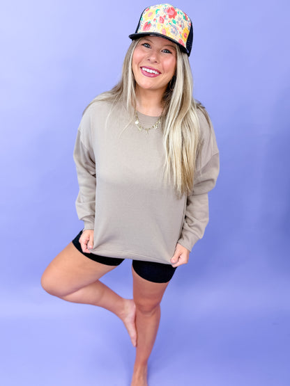 Cozy on Repeat Fleece Sweatshirt