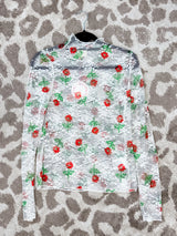 Sheer Rose Top FINAL SALE