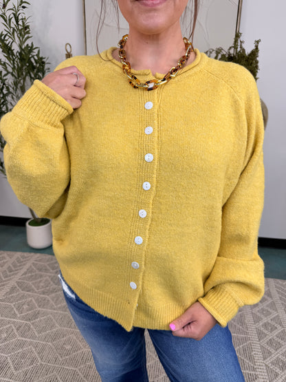 Softline Signature Button Front Knit Cardigan