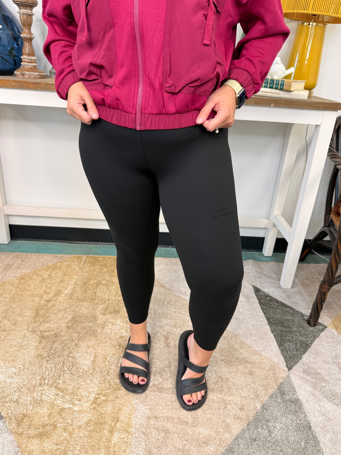 Brushed Microfiber Full Length Leggings