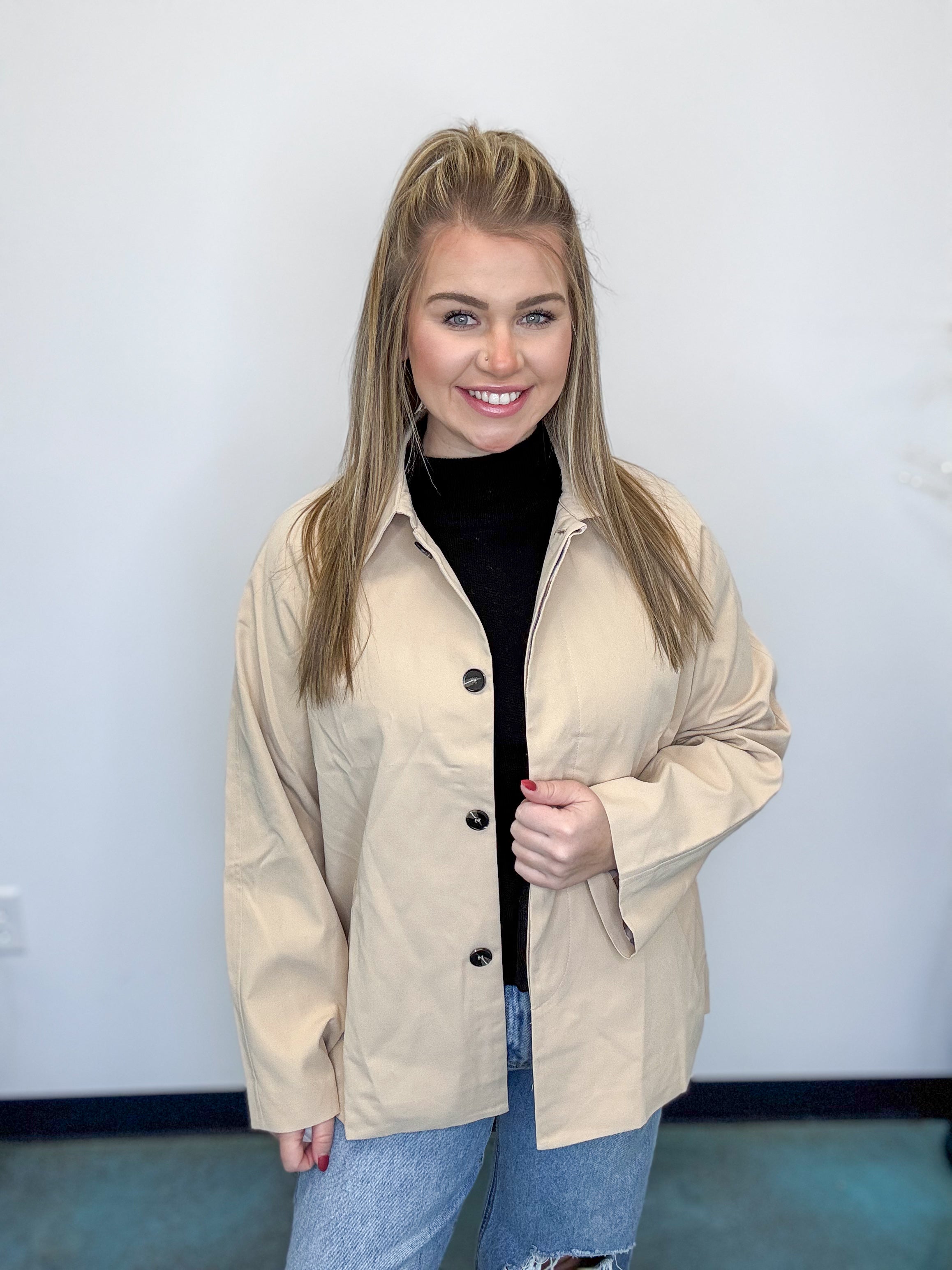 Inklined Trench Jacket