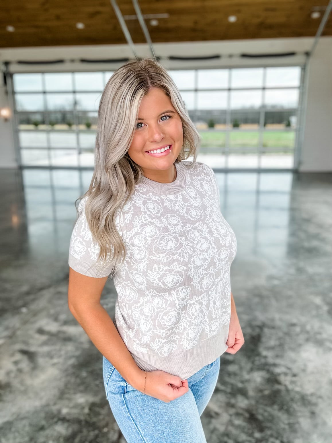 Summer Days Top- Taupe