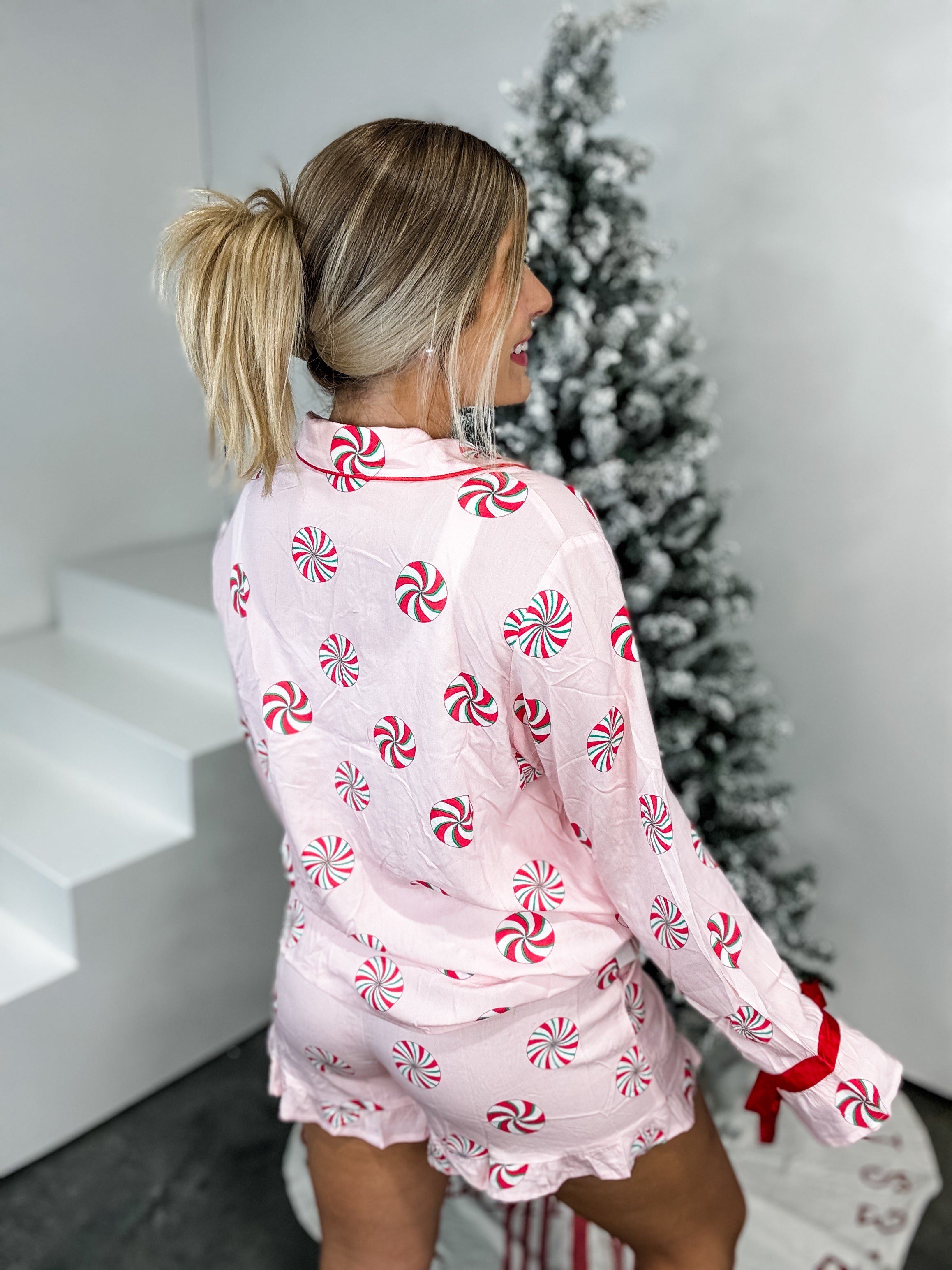 Santa's Silky Pajama Set