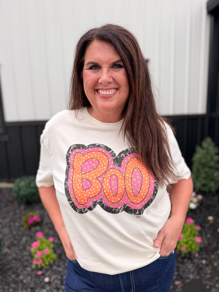 Polka Dot Boo Graphic Tee