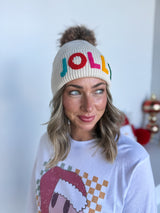 Jolly Knit Pom Hat