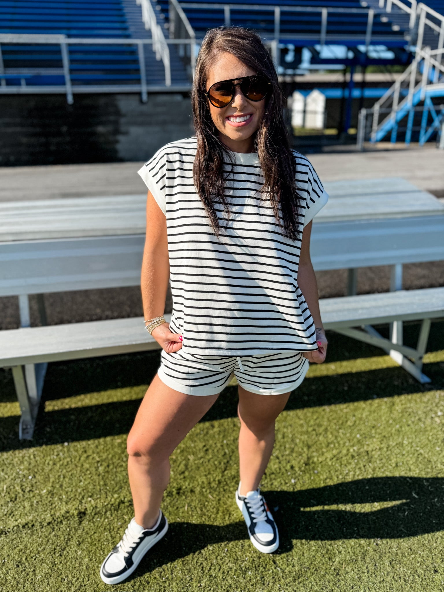 Game Ready Stripes Set - Ivory/Black FINAL SALE