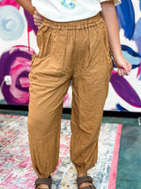 Relax & Roam Pants - Camel