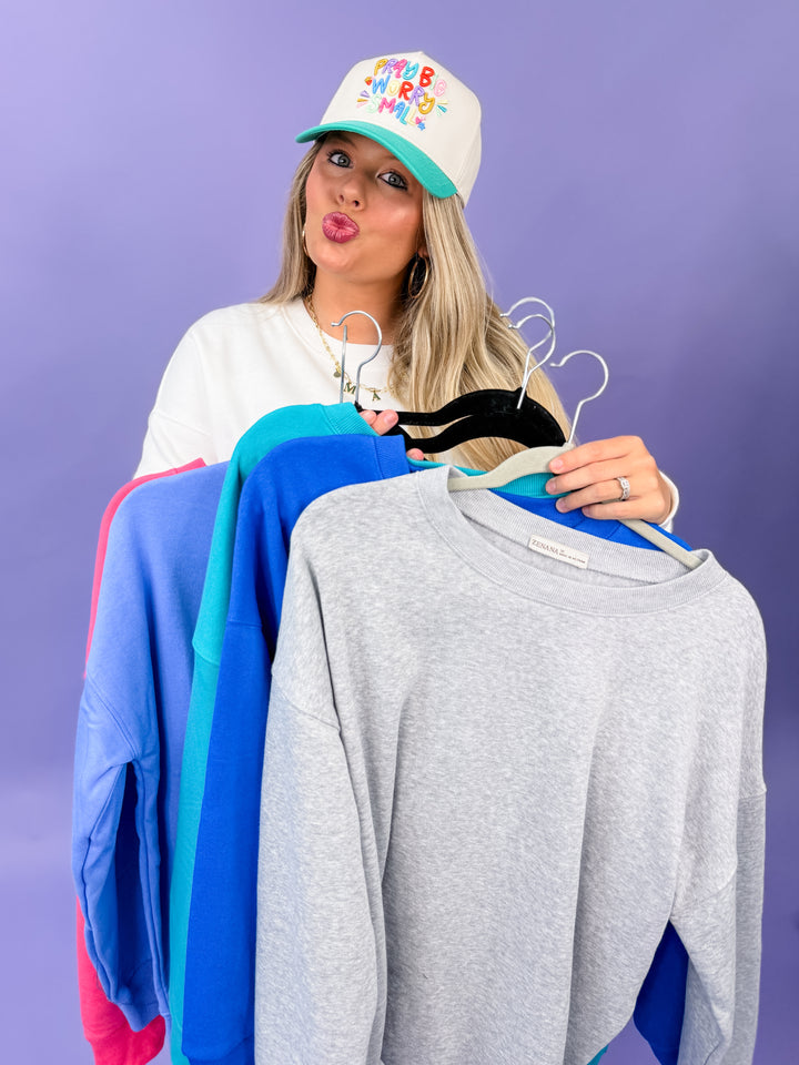 Cozy on Repeat Fleece Sweatshirt