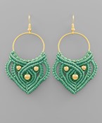 Meadow Ball Earrings - Teal