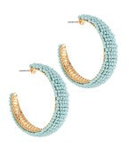 Loop & Luster Earrings - Blue