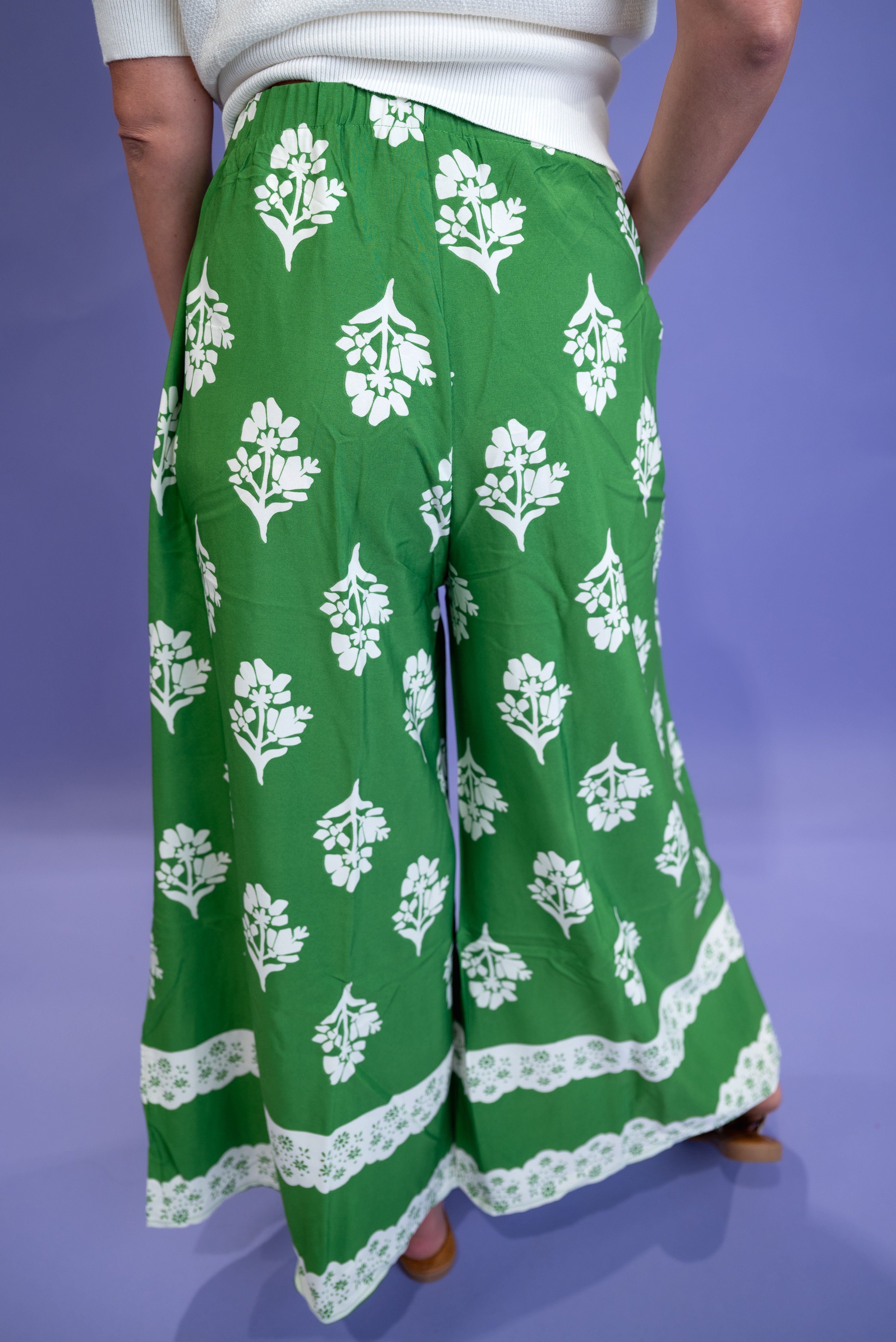 Earthy Charm Cropped Pants