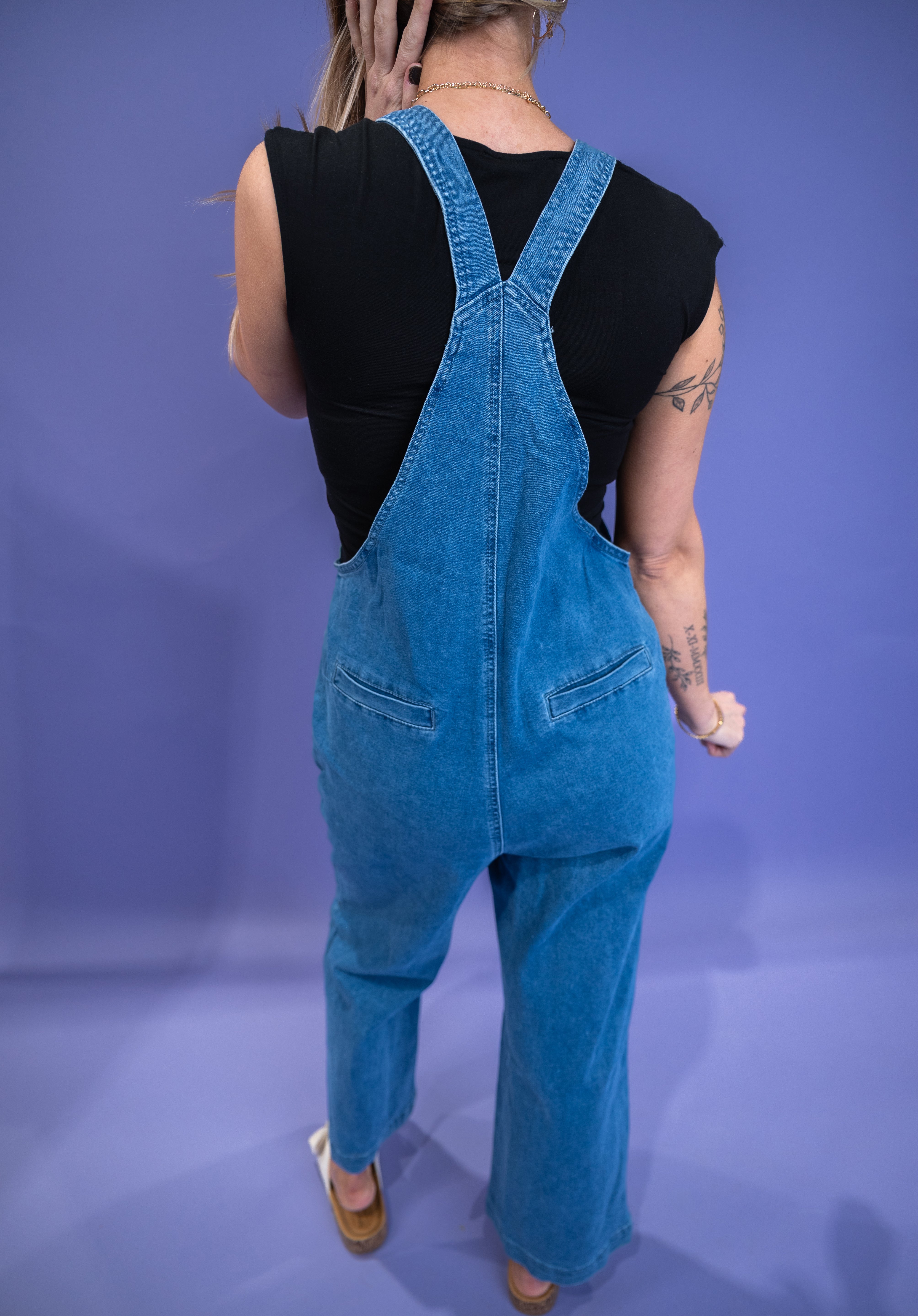 Easy Street Denim Overalls