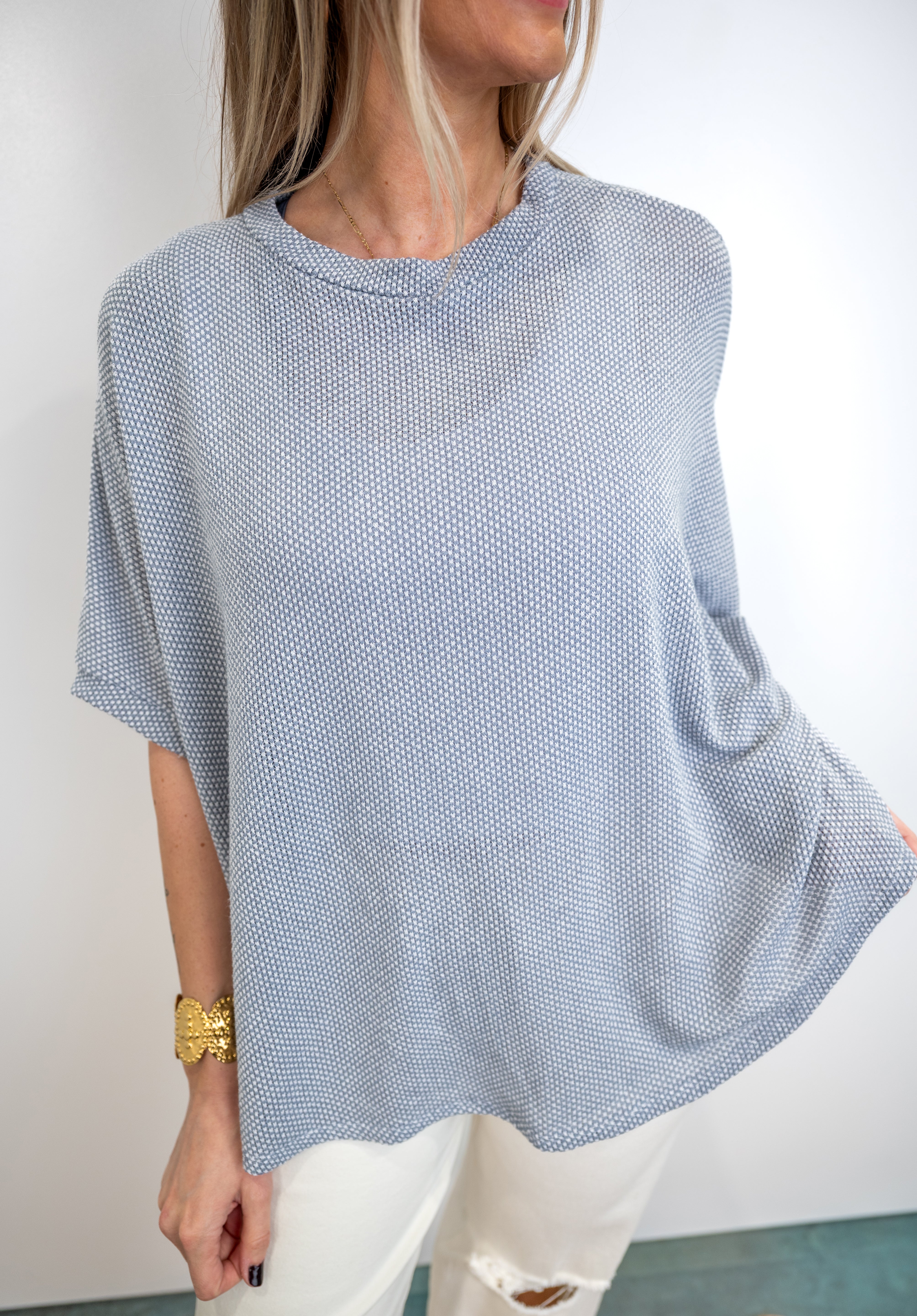 Echo Tone Jacquard Top