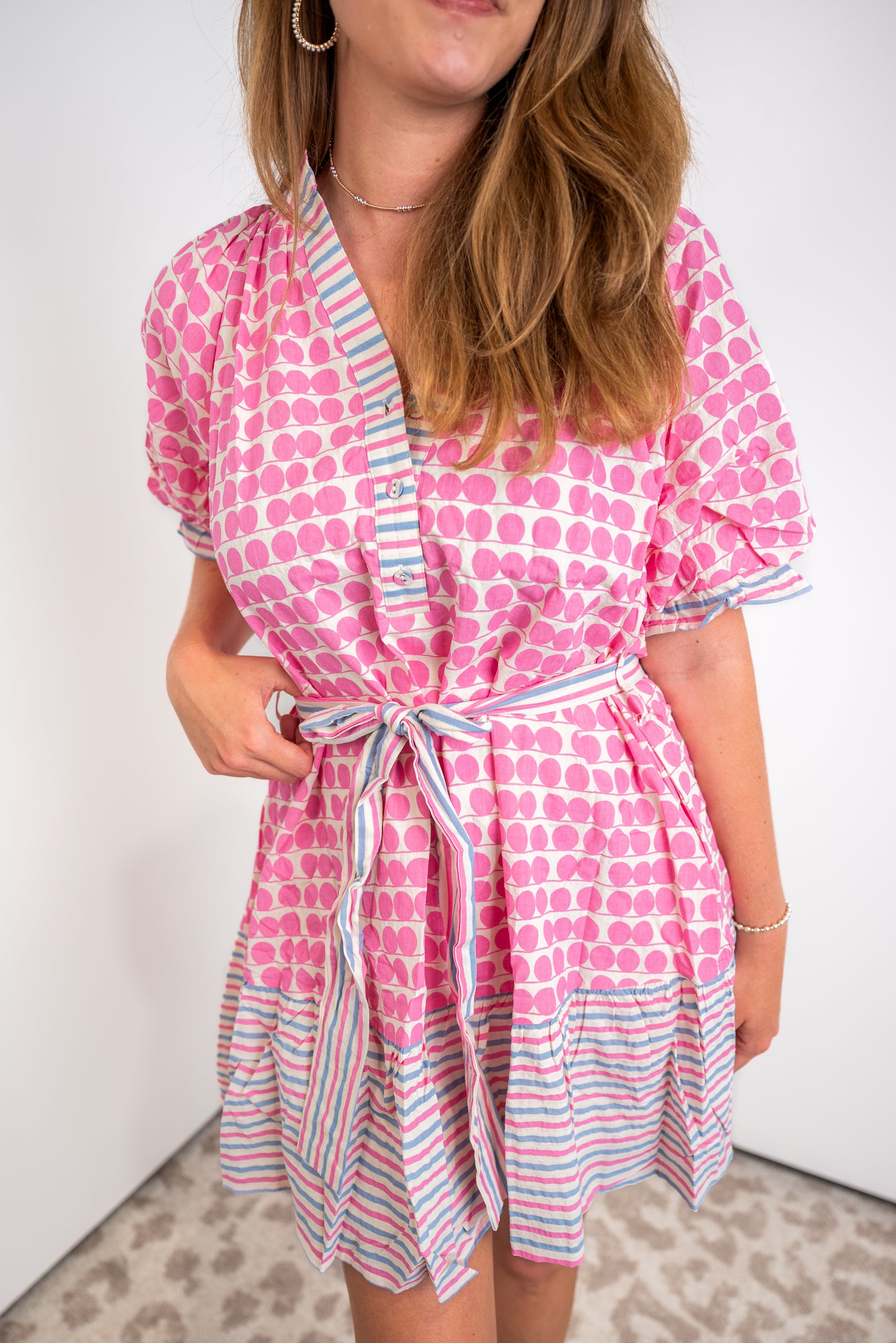 Eclectic Bloom Mini Dress - EOS Final Sale