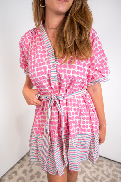 Eclectic Bloom Mini Dress - EOS Final Sale
