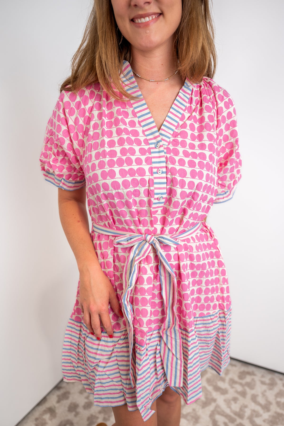 Eclectic Bloom Mini Dress - EOS Final Sale