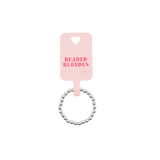 Beaded Blondes Ella Band in Silver