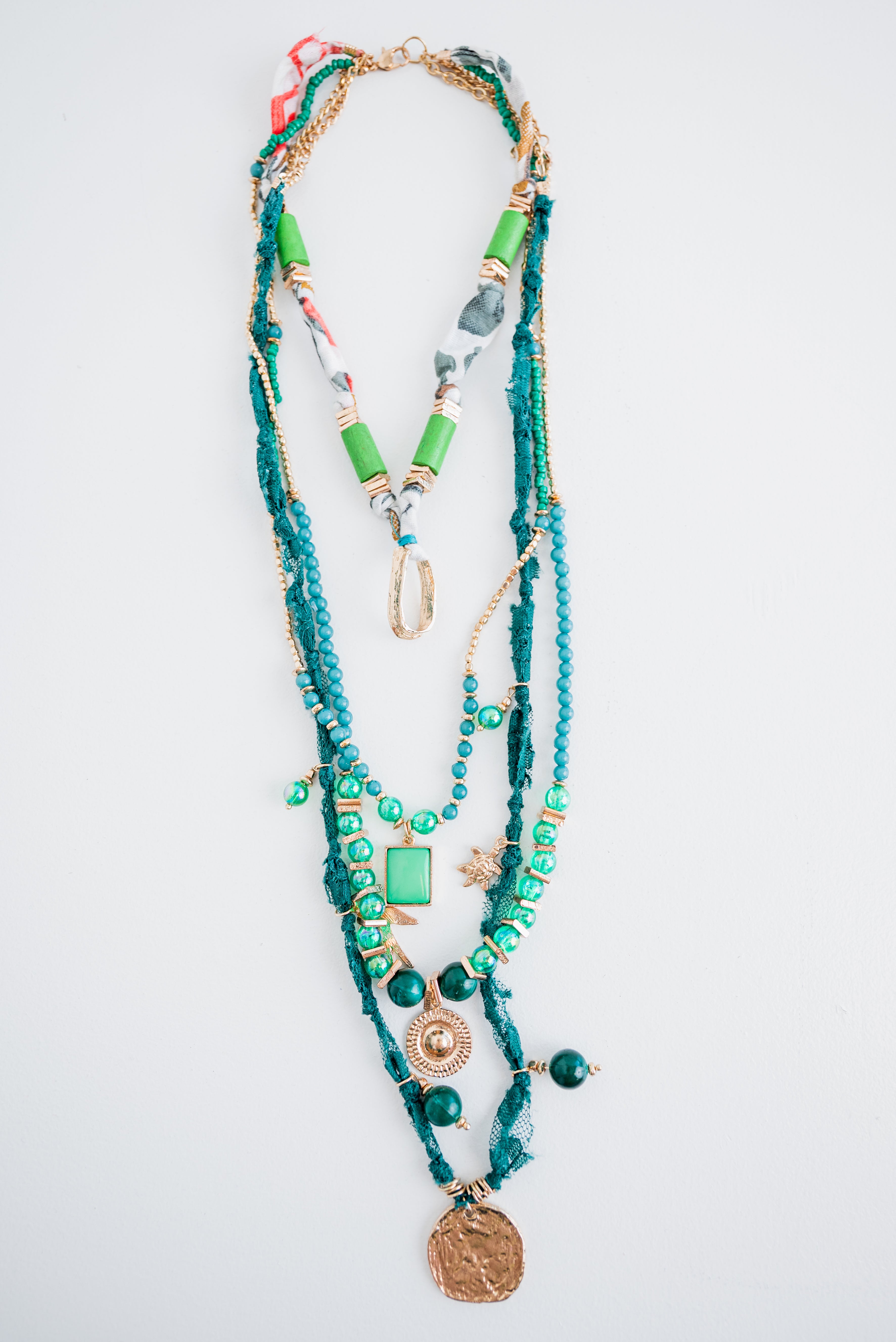 Emerald Coast Statement Layered Necklace