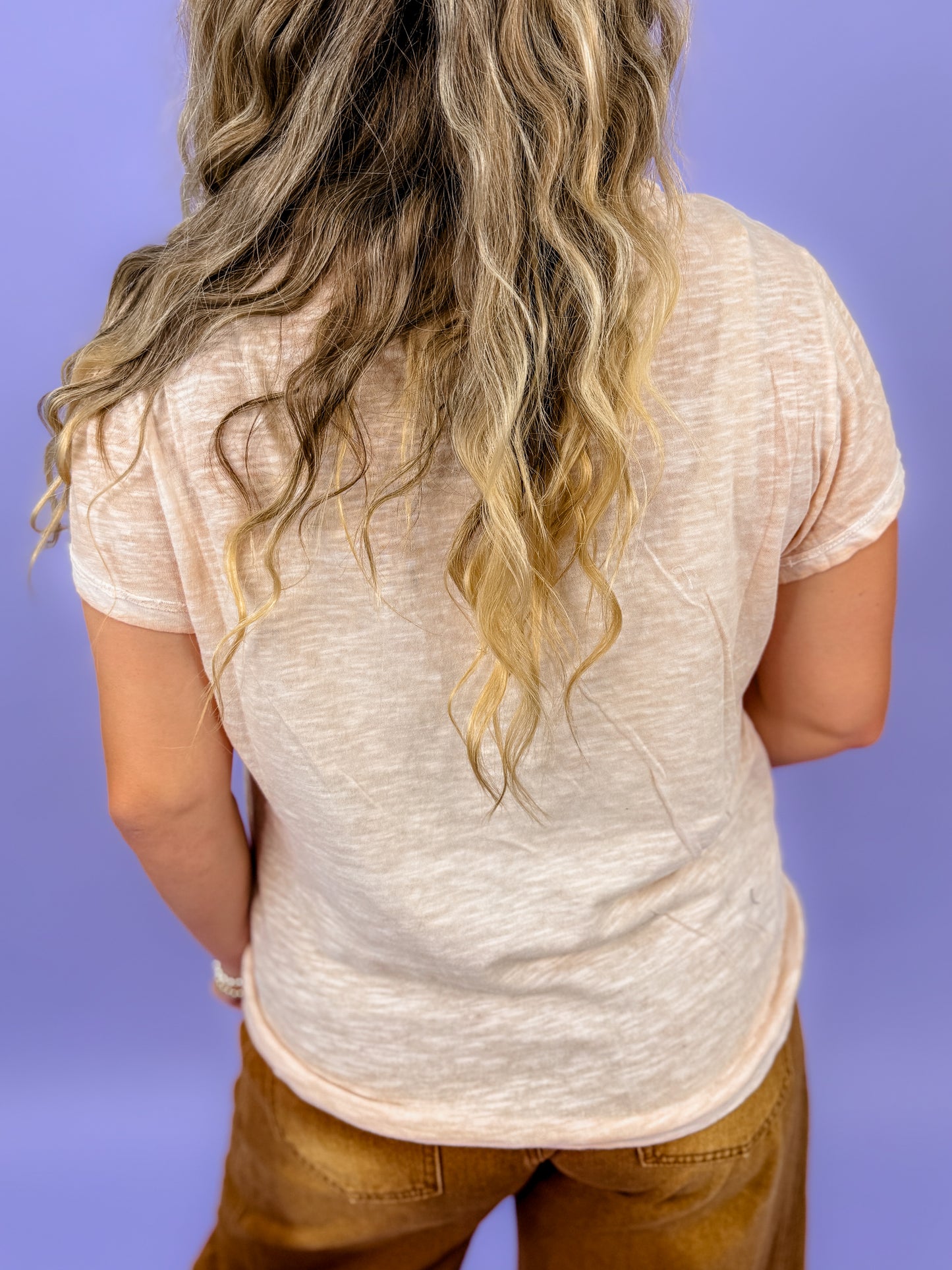 Everyday Lightweight Relaxed Fit Hand-Stitched Knit Top