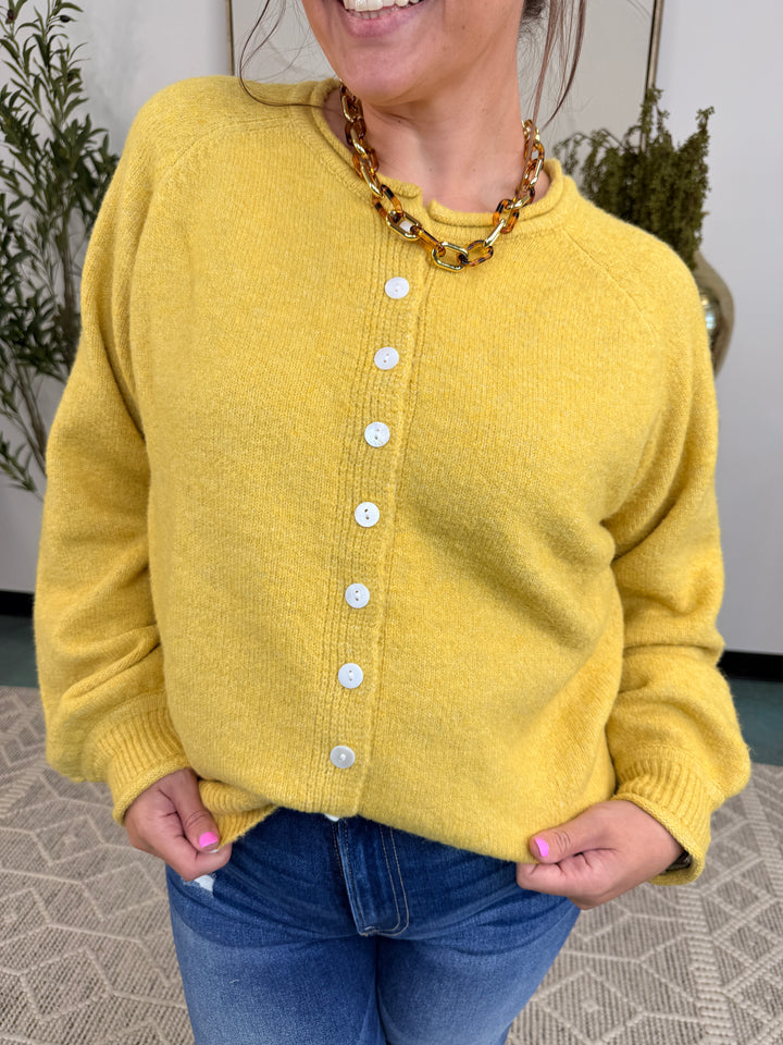 Softline Signature Button Front Knit Cardigan
