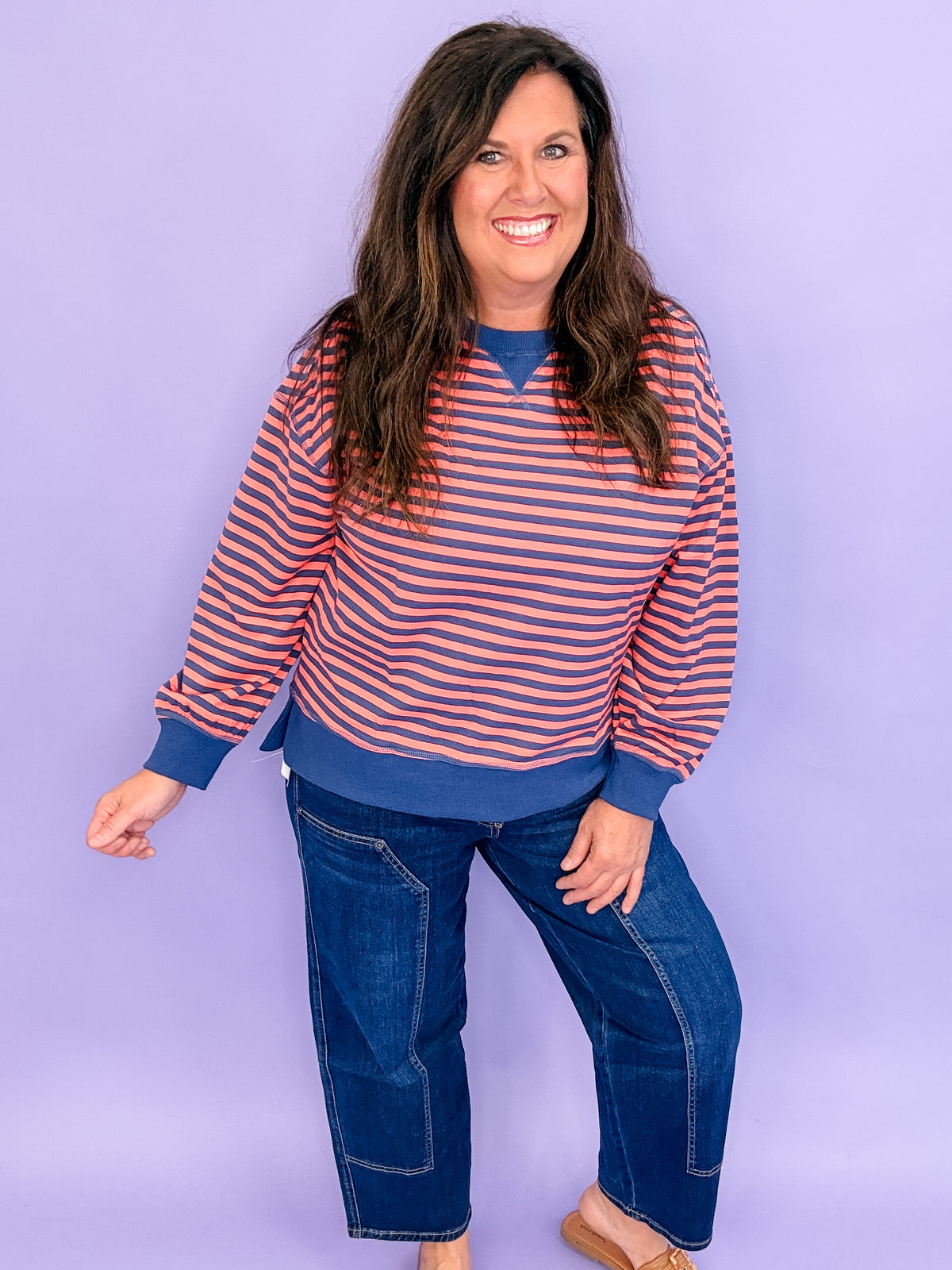 Weekend Lineup Striped Pullover