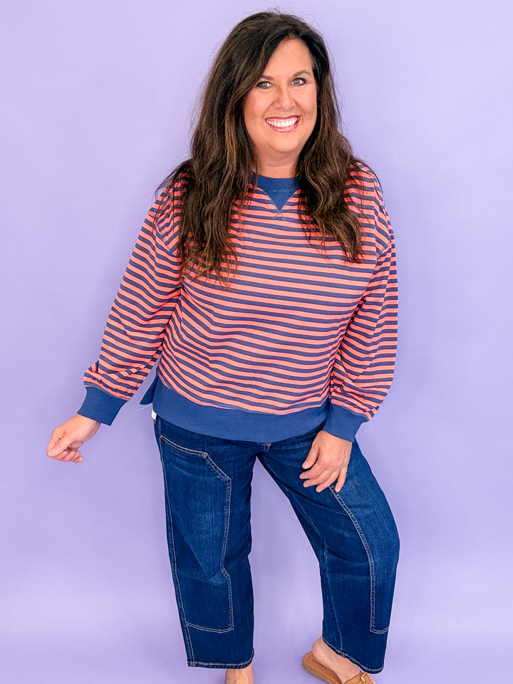 Weekend Lineup Striped Pullover