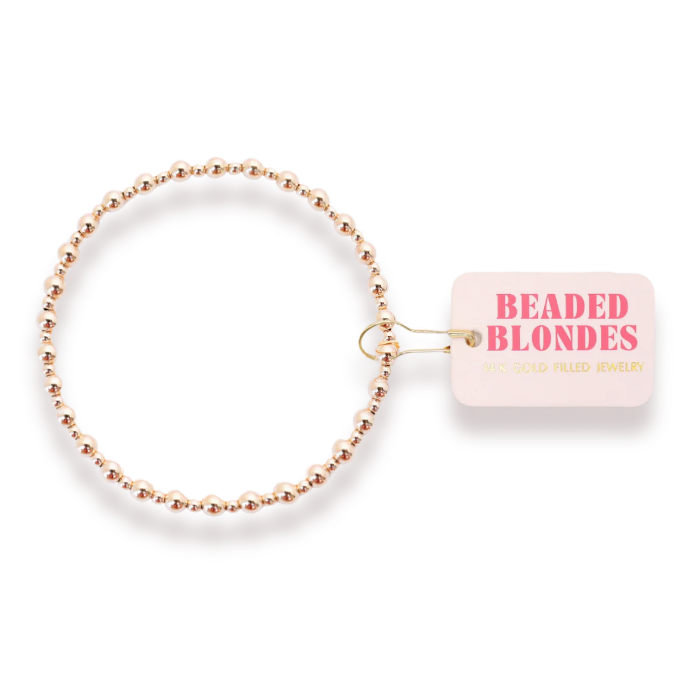 Beaded Blondes Mini Katy Bracelet in Gold